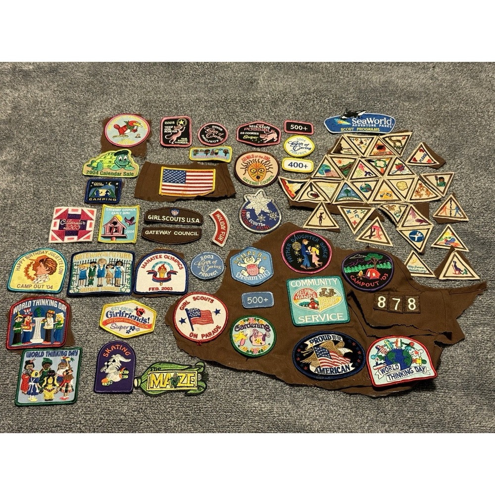 Bags Of Girl Scouts Fun Patches Over 70+